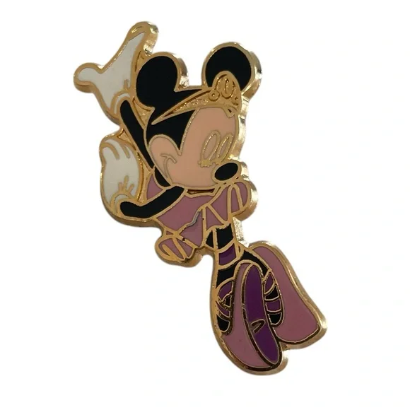 Disney Pins Set of 4 Minnie Girl, Minnie Ballerina, Minnie Name Dangle 2005 - Picture 5 of 8